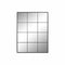 Wandspiegel DKD Home Decor Zwart Kristal Ijzer Spiegel Venster 90 x 1 x 120 cm 90 x 1,8 x 120 cm