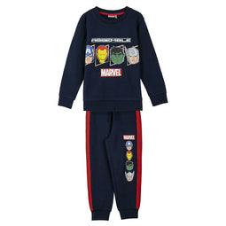 Joggingpak voor kinderen The Avengers Donkerblauw Maat 10 Jaar