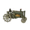 Gietijzeren model van een groene tractor