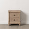 Nachtkastje Natuurlijk Sparrenhout Hout MDF 48 x 38 x 56 cm