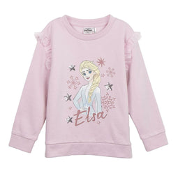 Kindersweater zonder Capuchon Frozen Licht Roze Maat 4 Jaar