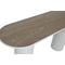 Console Home ESPRIT Wit Metaal Hout MDF 150 x 45 x 77 cm