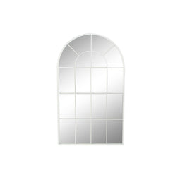 Wandspiegel DKD Home Decor Wit Kristal Ijzer Venster 70 x 2,5 x 120 cm