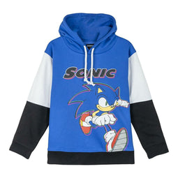 Kinderhoodie Sonic Blauw Maat 8 Jaar