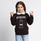 Kindersweater zonder Capuchon Wednesday Donker grijs Maat 10 Jaar