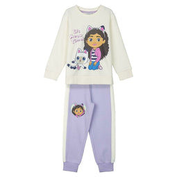 Joggingpak voor kinderen Gabby's Dollhouse Beige Maat 5 Jaar