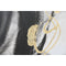 Canvas Home ESPRIT Wit Zwart polyestyreen Canvas Abstract Modern 104 x 4 x 103,5 cm (2 Stuks)