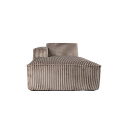 PTMD Animo sofa chaise longue arm Left Texarm Taupe