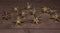 Anna's Collection - 10Pcs Silver 3D Star 12 cm 10Led Warm White 1,5M