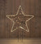 Anna's Collection - Smd Star With Led Inside 80 cm 30 cm Stick 350 Led Warm White