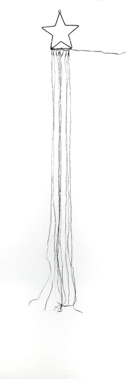 Anna's Collection - Shooting Star 240Cm/236 Led Classic Warm / 9 Strings - 25Cm