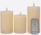Anna's Collection - Set Of 3Pcs 7,5X10/12,5/15Cm Grey Inductive Rechargeable Rus