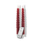 Annas collection - 2Pcs Burgundy Swirl Rustic Wax Taper Candle 23Cm 3D Wic