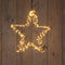 Anna's Collection - Metal 36 cmx7 cm 3D Star Black With 300Led Classic Warm