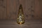 Anna's Collection - B.O.T. Tree Glass 13X28,5 cm Amber With Golden Base 10Led