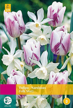 3 stuks - JUB - Tulipa/Narcissus Folk Story 12 bollen