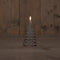 Anna's Collection - B.O.T. 3D Wick Taupe Christmas Tree Wax 9,5X20 cm