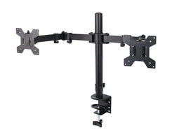 Esperanza ERW018 Bureaubeugel voor twee monitoren 10-27'' tot 8kg