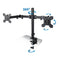 Esperanza ERW018 Bureaubeugel voor twee monitoren 10-27'' tot 8kg
