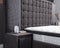Boxspring Skybedd Bamboobedd 180x200 Antraciet met Opbergruimte