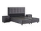 Boxspring Skybedd Modebedd 180x200 Antraciet met Opbergruimte