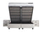 Boxspring Skybedd Modebedd 180x200 Beige met Opbergruimte