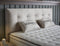 Boxspring Skybedd Modebedd 180x200 Beige met Opbergruimte