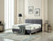 Droomhuis Boxspring Vida Velvet - 160x200 - Antraciet