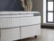 Boxspring Skybedd Modebedd 140x200 Beige met Opbergruimte