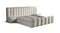 Boxspring Skybedd Iosbedd 180x200 Beige met Opbergruimte