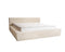 Aanbidding Bed Melody 160 x 200 Rib Teddy - Met Luxe Matras - Parel Beige - Met Opbergruimte