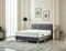 Droomhuis Boxspring Vida Velvet - 180x200 - Antraciet