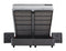 Boxspring Skybedd Modebedd 160x200 Antraciet met Opbergruimte