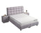 Boxspring Skybedd Biobedd 180x200 Beige met Opbergruimte