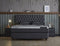 Boxspring Skybedd Chestybedd 160x200 Antraciet met Opbergruimte