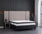 Boxspring Skybedd Duobedd 180x200 Antraciet met Opbergruimte