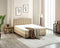 Droomhuis Boxspring Marrakech Kunstleer - 140x200 - Taupe