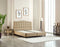 Droomhuis Boxspring Marrakech Kunstleer - 140x200 - Taupe
