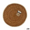 Placemat Privilege Zeealgen Bruin Met rand Ø 35 cm (36 Stuks)