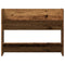 Wandschoenenkast 80x18x60 cm bewerkt hout oud houtkleurig