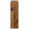 Wandschoenenkast 80x18x60 cm bewerkt hout oud houtkleurig