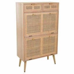 Schoenenkast Alexandra House Living Natuurlijk Rooster 120 x 32 x 70 cm