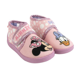 Slippers Voor in Huis Minnie Mouse Roze Schoenmaat 24