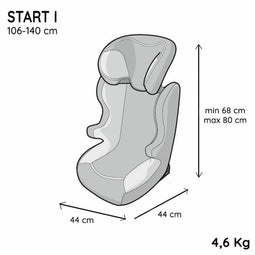 Autostoeltje Nania NANIA START I Giraf II (15-25 kg) III (22 - 36 kg)