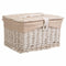 Set van Twee Koffers Alexandra House Living Wit Wilgenhout 30 x 23 x 40 cm