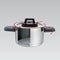 Casserolepan met deksel Feel Maestro MR-3530-22 Rood Zwart Staal Roestvrij staal Plastic Ø 22 cm...