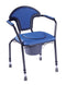 OPEN sanitaire stoel met hoogteverstelling Marineblauw