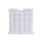 Stoelkussen Home ESPRIT Wit 42 x 42 x 6 cm