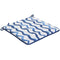 Stoelkussen Home ESPRIT Blauw Wit 38 x 38 x 2 cm