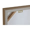 Schilderij Home ESPRIT Wit Gouden Canvas Hout MDF Modern Blad van een plant 82 x 4,5 x 82 cm (2 S...